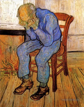 Le vieil homme dans la tristesse au seuil de l’éternité Vincent van Gogh Peinture à l'huile